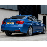 BMW 3 Series F30 F35 M Sport Side Skirt Splitters - Gloss Black