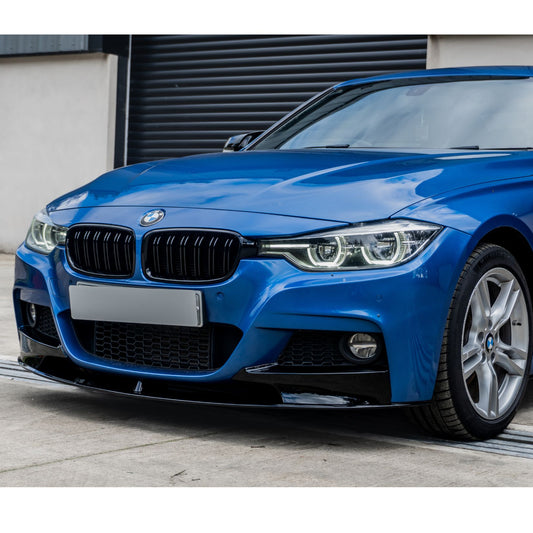 BMW 3 Series F30 M Sport 2012-2018 Gloss Black Full Aero Body Kit - Diffuser 00__00