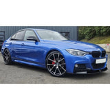 BMW 3 Series F30 M Sport 2012-2018 Gloss Black Full Aero Body Kit - Diffuser 0___0