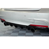 BMW 3 Series F30 M Sport 2012-2018 Gloss Black Full Aero Body Kit - Diffuser 0___0