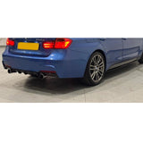 BMW 3 Series F30 M Sport 2012-2018 Gloss Black Full Aero Body Kit - Diffuser 0___0