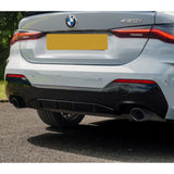 BMW 4 Series G22 2020+ M Sport - Gloss Black Full Aero Kit with Exhaust Tips