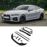BMW 4 Series G22 2020+ M Sport - Gloss Black Full Aero Kit with Exhaust Tips