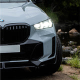 BMW X5 G05 LCI M Sport 2023+ Front Splitter In Gloss Black