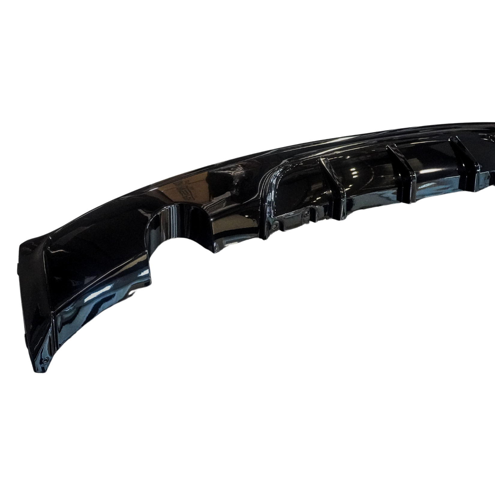 Bmw 2 Series F22 2014-2021 Rear Diffuser In Gloss Black 0___