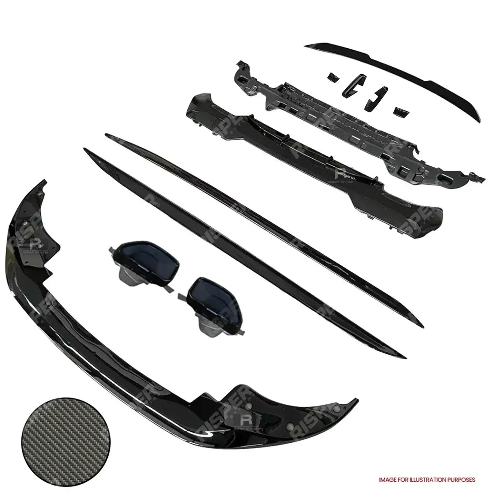 BMW 4 Series G22 2020+ 440i M Performance - Full Aero Kit in Carbon Look Main image