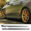 Mercedes A45 W177 2019-2023 & Facelift 2023 on Side Skirts in Gloss Black