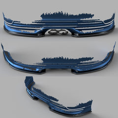 Ford Focus ST MK3 Facelift 2015-2018 Rear Side Splitters (2PCS)
