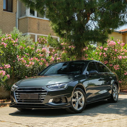 Audi A4 B9 Facelift 2019-2024 Front Splitter In Gloss Black