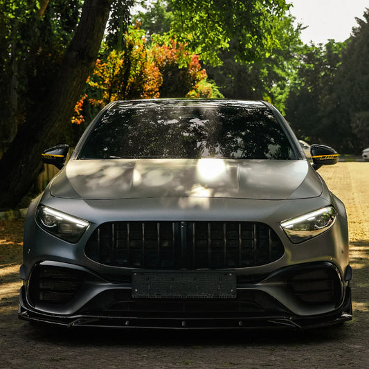 Mercedes A45 W177 2019-2023 & Facelift 2023 On Aero Body Kit In Gloss Black