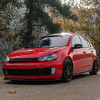 Volkswagen Golf GTI / GTD Mk6 2008-2012 Front Splitter in Gloss Black