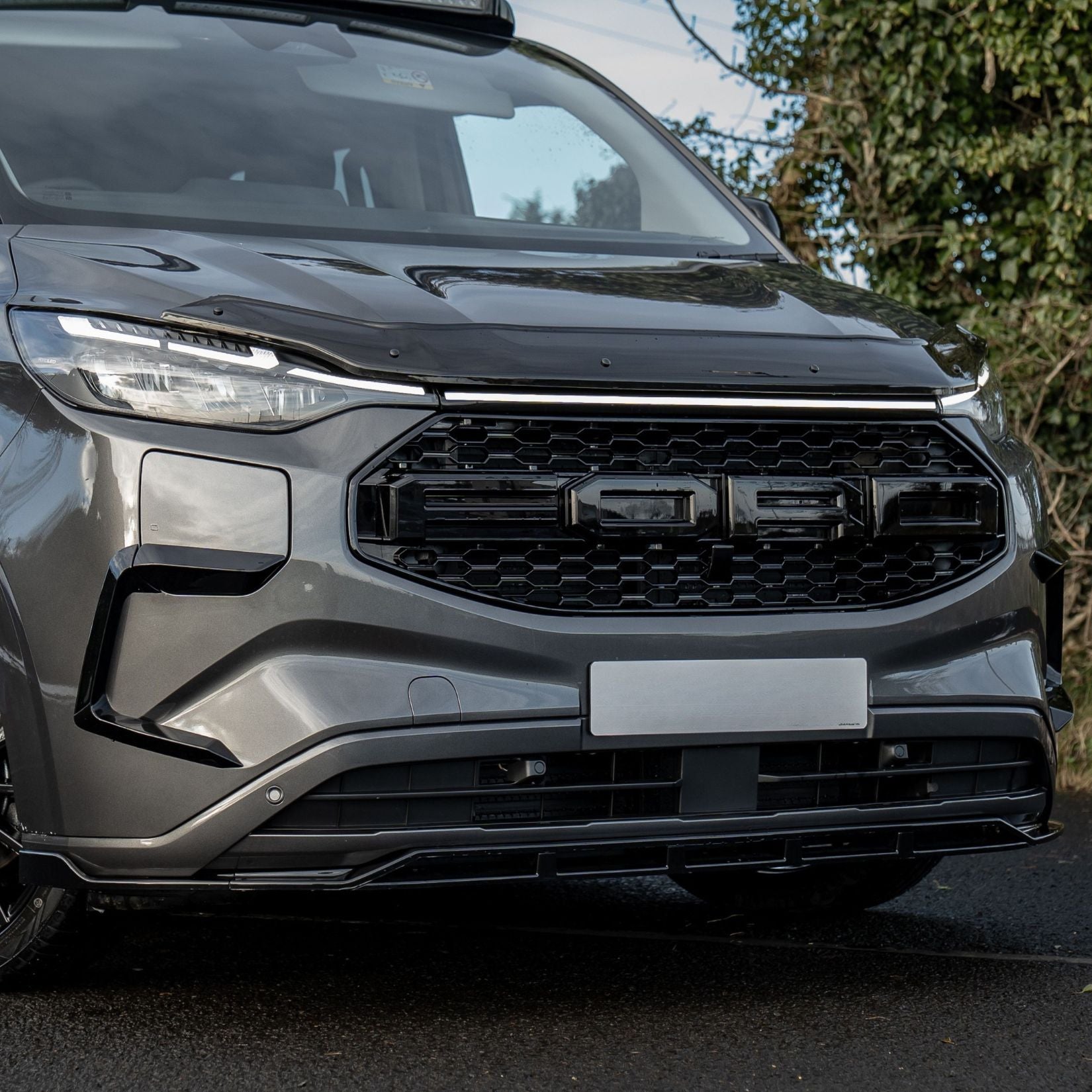 Ford Transit Custom 2023 On STX Bonnet Guard Protector – Black