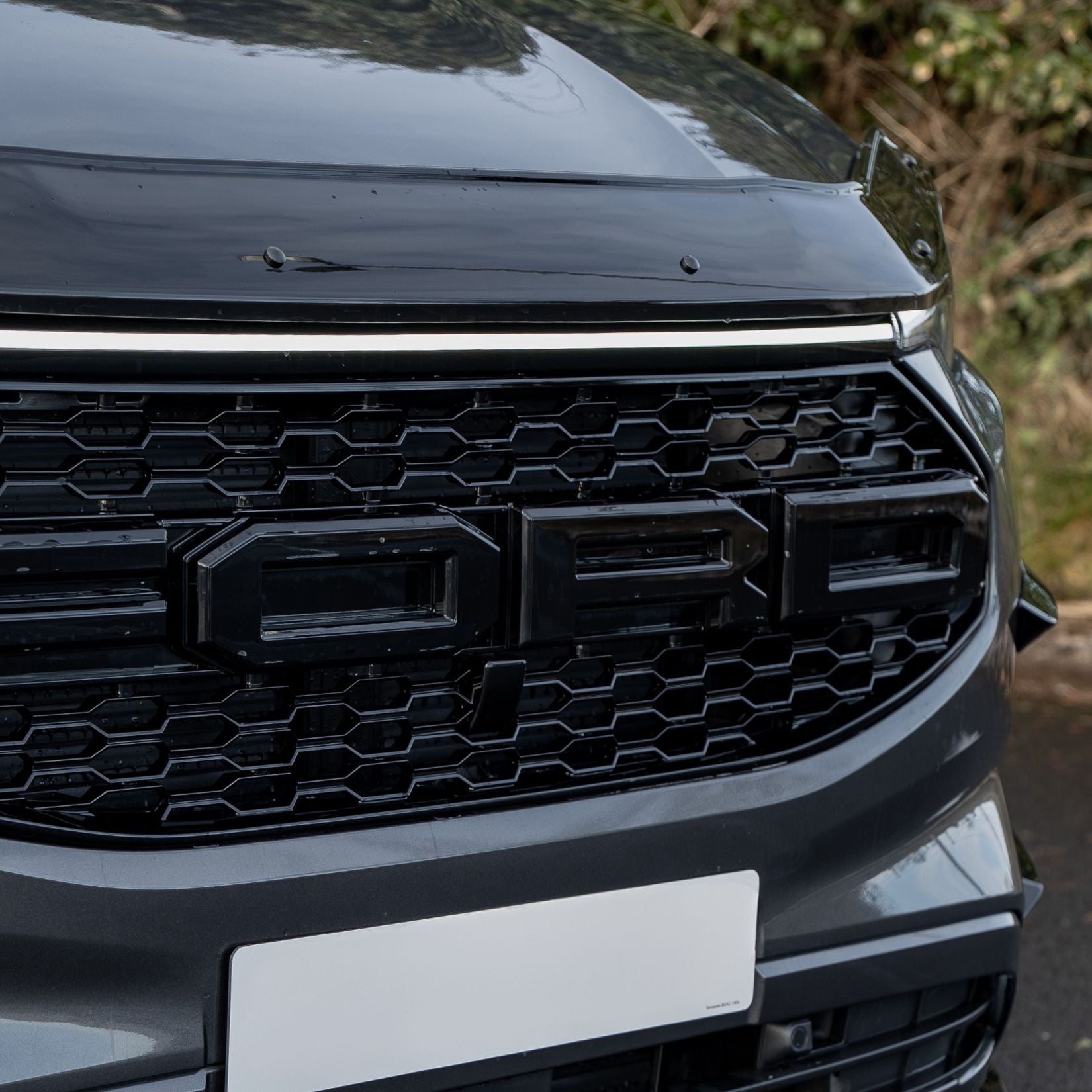Ford Transit Custom 2023 On STX Bonnet Guard Protector – Black