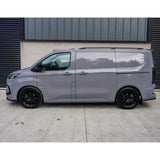 Ford Transit Custom MK2 2024 on LWB Side Skirt Splitters V2 In Gloss Black