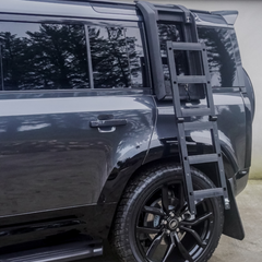 Land Rover Defender L663 90/110/130 2020 On OEM Style Side Roof Ladder - Gloss Black