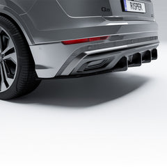 Audi Q8 S-LINE 2018 on Gloss Black Rear Blade Diffuser