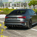 Complete Body Kit in Gloss Black For Audi A3 S-Line / S3 Saloon 8y 2020-2024