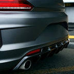Volkswagen Sirocco R 2014-2017 Rear Diffuser in Gloss Black