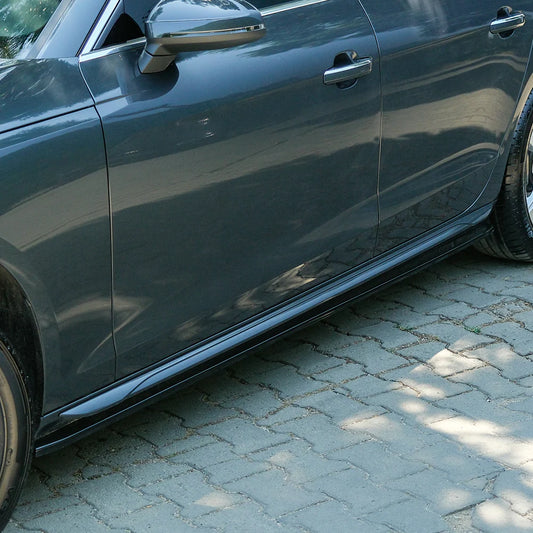Audi A4 B9 Facelift 2019-2024 Side Skirts Set In Gloss Black