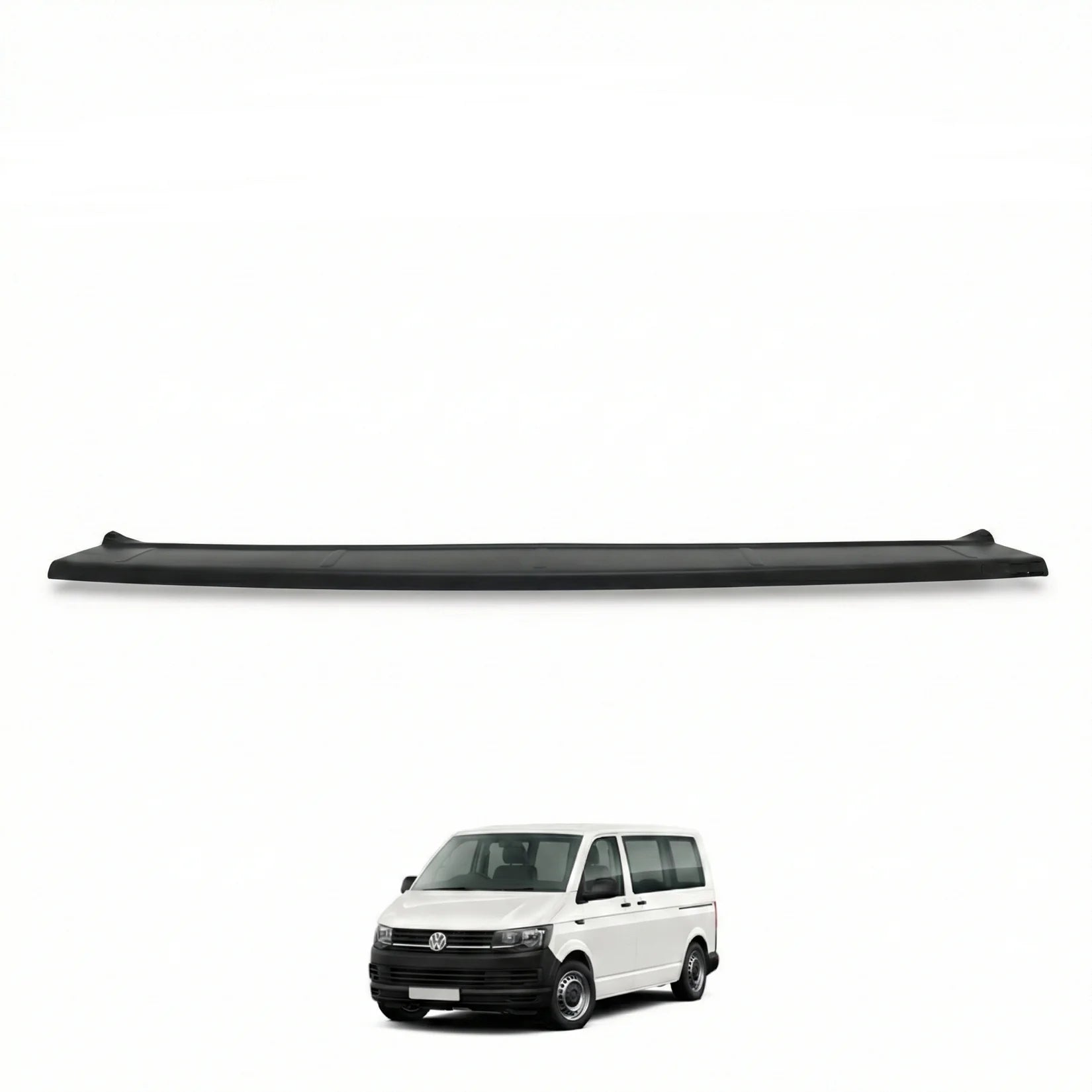 VW Transporter T5 – T6 – 2003 On – STX Rear Bumper Protector – Black Main image