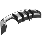 Volkswagen Polo Gti Mk5 2009-2014 Rear Diffuser in Gloss Black