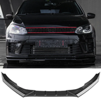 Volkswagen Polo Gti Mk5 2009-2014 Front Splitter in Gloss Black