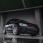 Volkswagen Polo Gti Mk5 2009-2014 Front Splitter in Gloss Black