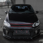 Volkswagen Polo Gti Mk5 2009-2014 Front Splitter in Gloss Black