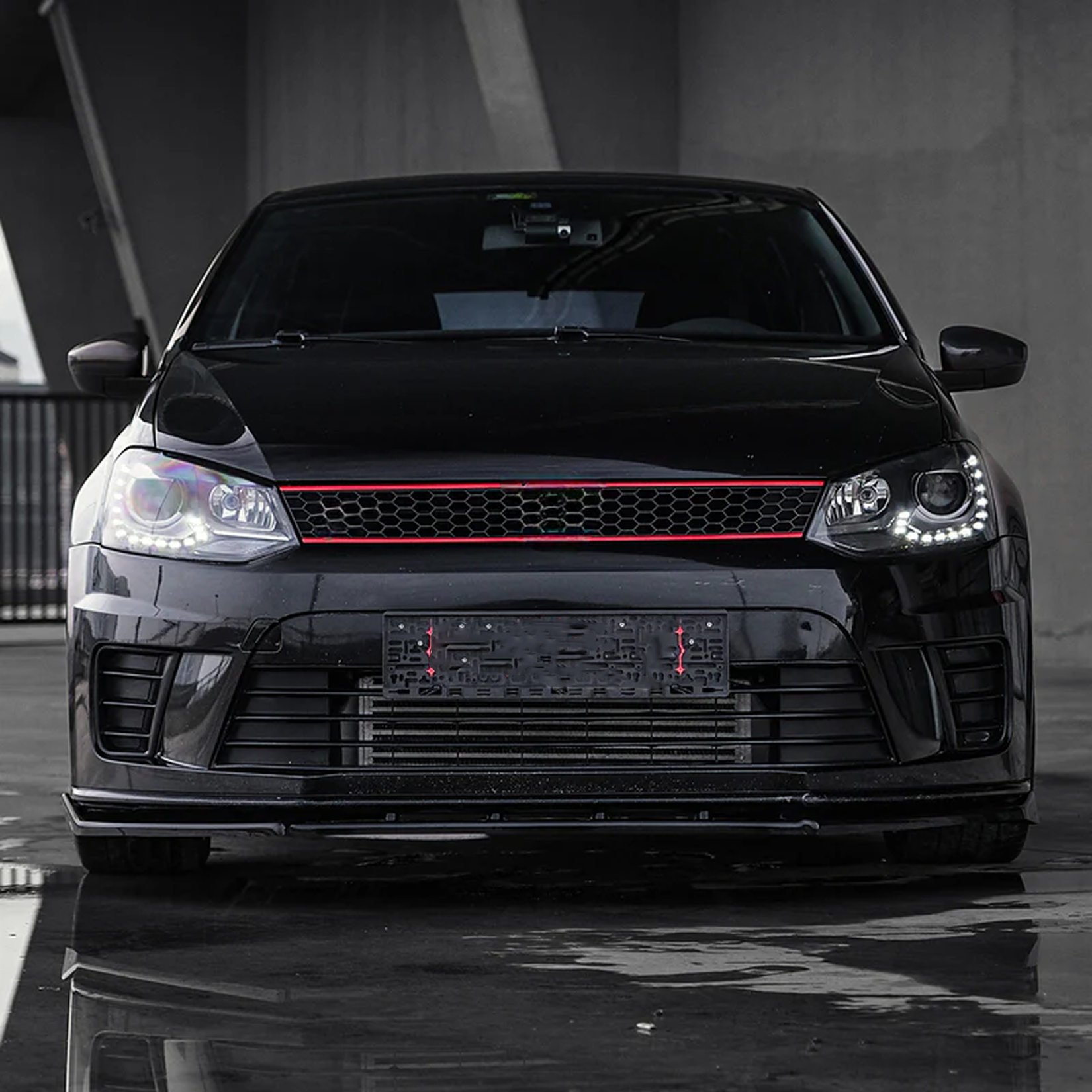 Volkswagen Polo Gti Mk5 2009-2014 Complete Body Kit in Gloss Black