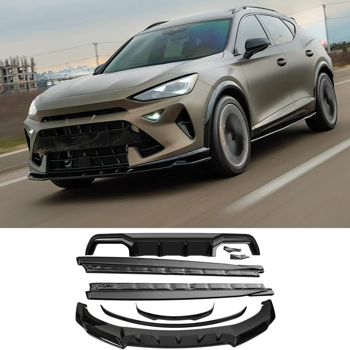 Cupra Formentor Facelift 2024 On Aero Body Kit In Gloss Black