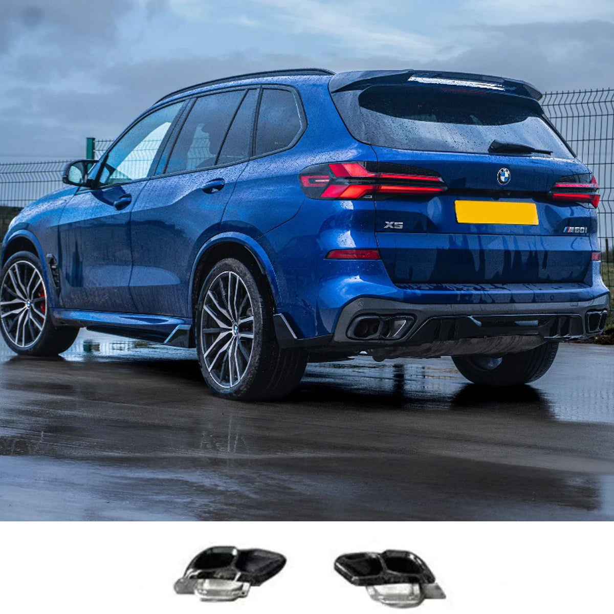 BMW X5 G05 LCI M Sport 2023+ Upgrade Exhaust Tips - Pair