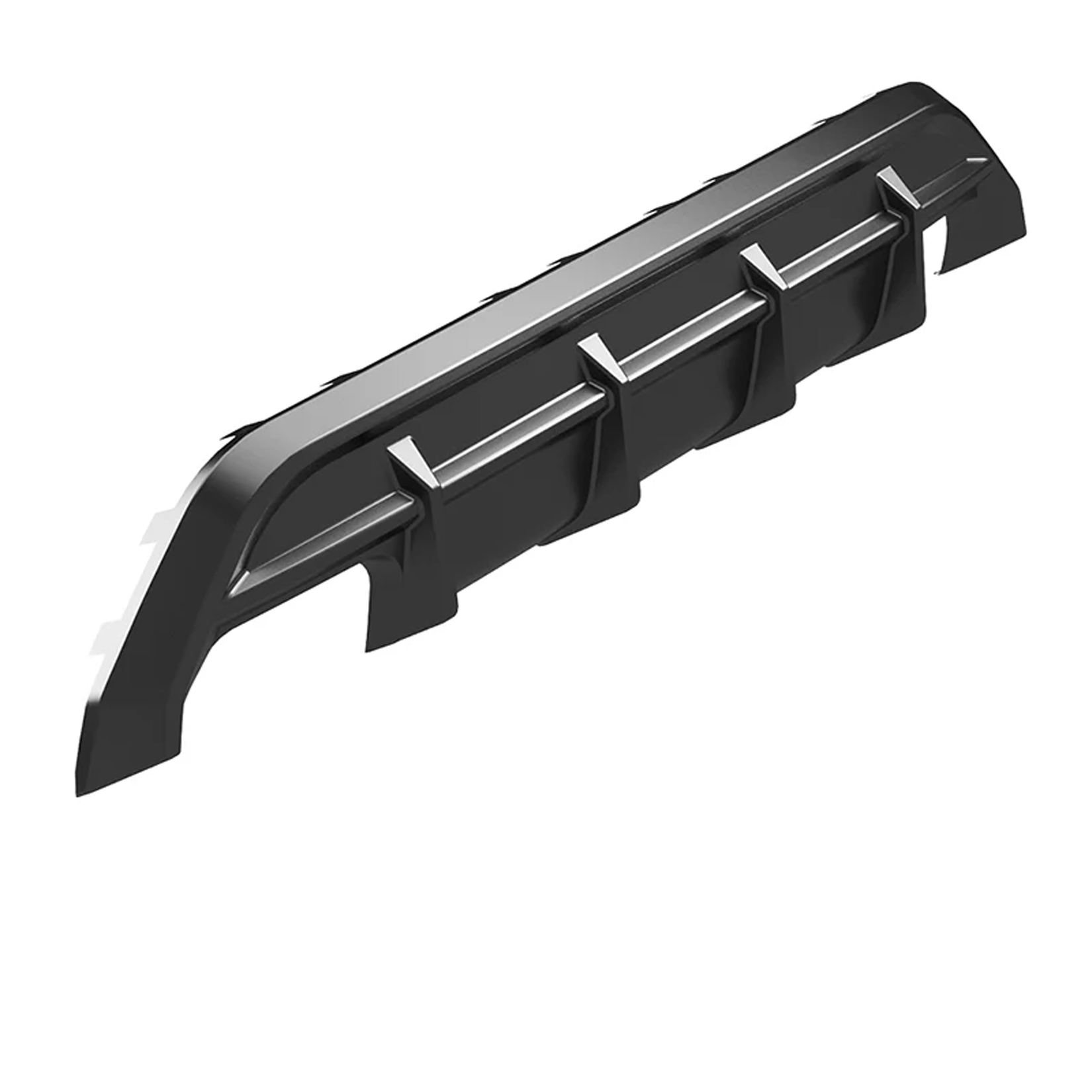 Audi A3 8y 2025 on S-line / S3 Sportback Rear Diffuser in Gloss Black