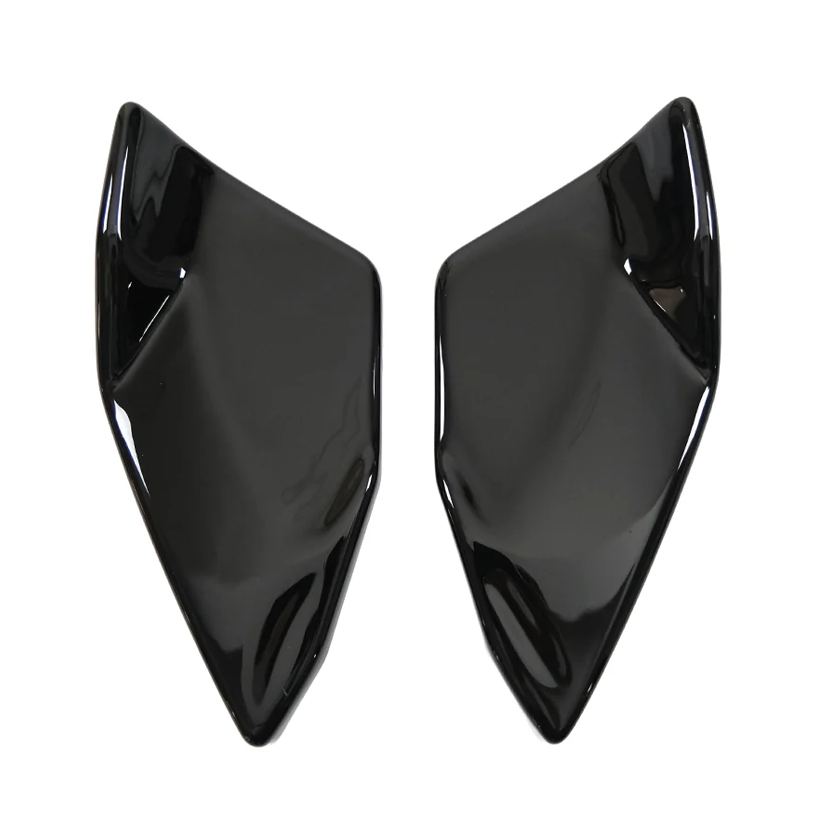 Volkswagen Sirocco R 2014-2017 Rear Side Splitters in Gloss Black