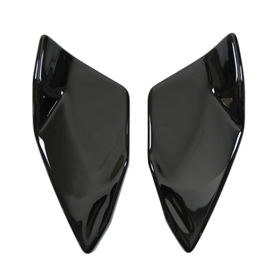 Volkswagen Sirocco R 2014-2017 Rear Side Splitters in Gloss Black