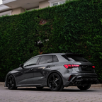 Audi A3 8y 2025 on S-line / S3 Sportback Rear Diffuser in Gloss Black