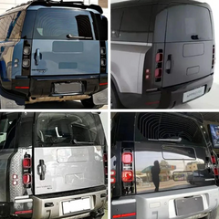 Land Rover Defender L663 90 /110 / 130 2020 Onward - Spare Wheel Cover Removal Plate - Colour Coded