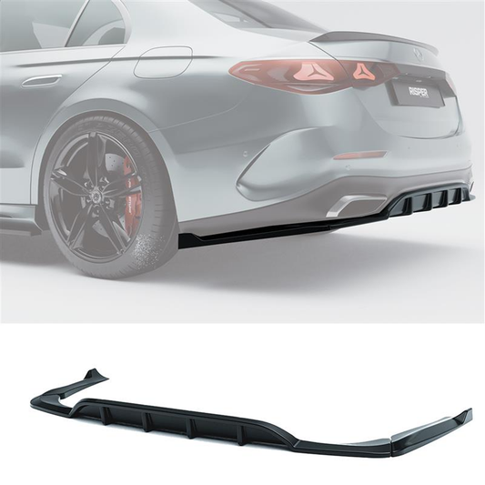 Mercedes E Class W214 AMG Line 2024+ Rear Diffuser With Corner Splitters