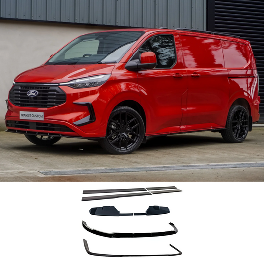 Ford Transit Custom MK2 2024+ LWB Full Gloss Black Soft Kit