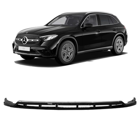 Mercedes GLC X254 2024+ Front Splitter Lip In Gloss Black