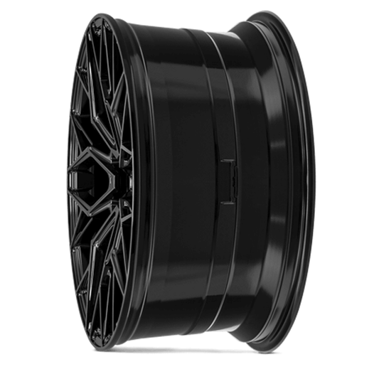 Veemann V-FS51 23X10 5X112 ET30 Gloss Black Deep Concave - QTY 1