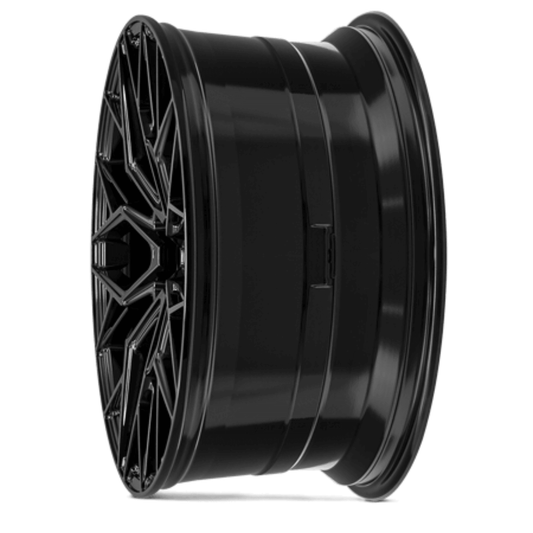 Veemann V-FS51 22X9.5 5X112 ET26 Gloss Black Deep Concave