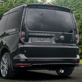 Volkswagen Caddy MK5 2021+ - Rear Bumper Splitter in Gloss Black