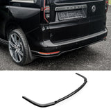 Volkswagen Caddy MK5 2021+ - Rear Bumper Splitter in Gloss Black