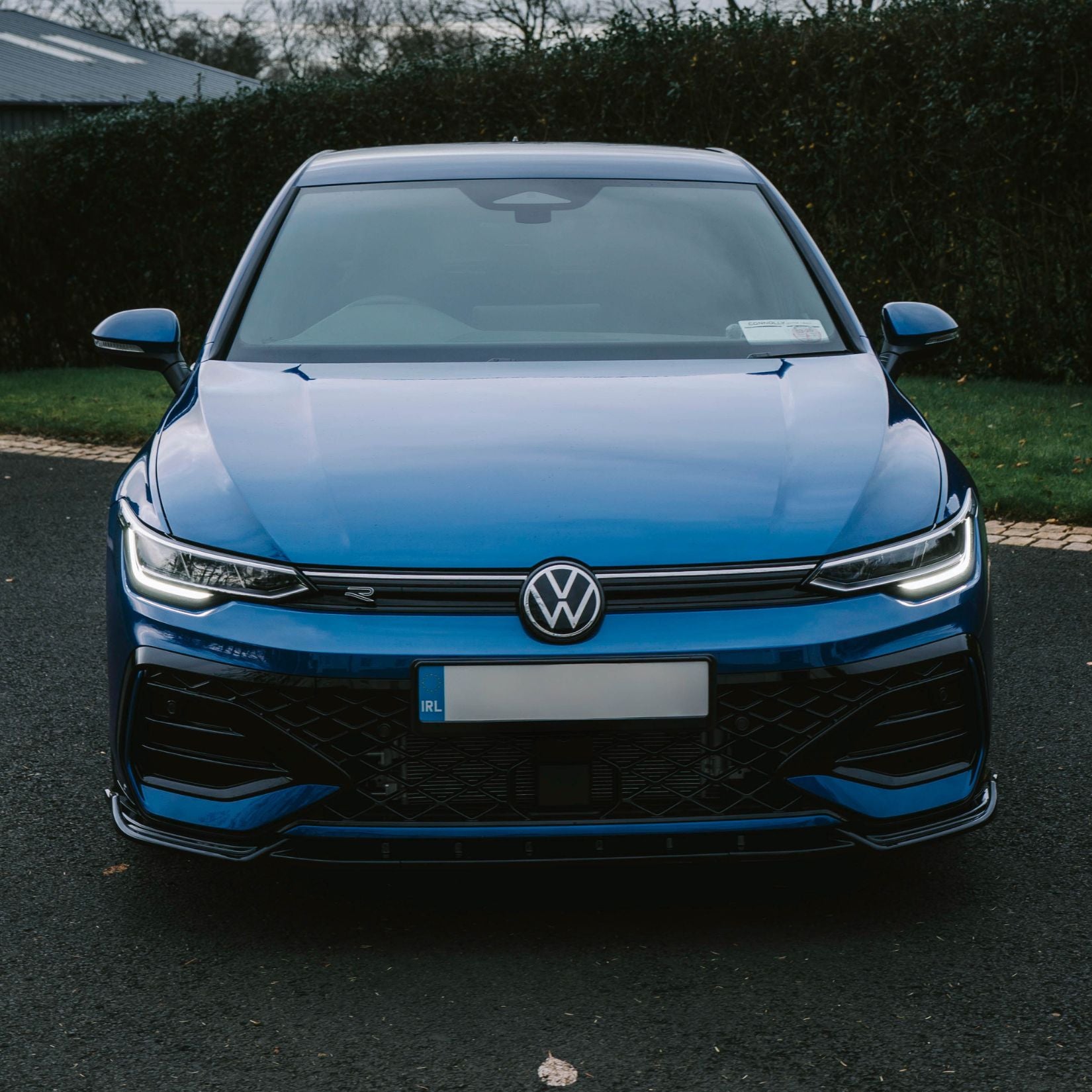 Volkswagen Golf MK8.5 Facelift GTI R R Line Front Splitter In Gloss Black