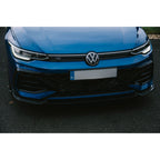 Volkswagen Golf MK8.5 Facelift GTI R R Line Front Splitter In Gloss Black