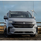 Volkswagen Transporter T7 2025 on Front Splitter Lip In Gloss Black