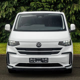 Volkswagen Transporter T7 2025 on Front Splitter Lip In Gloss Black