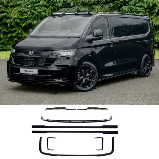 Volkswagen Transporter T7 LWB 2025 on V1 Premium Aero Kit In Gloss Black