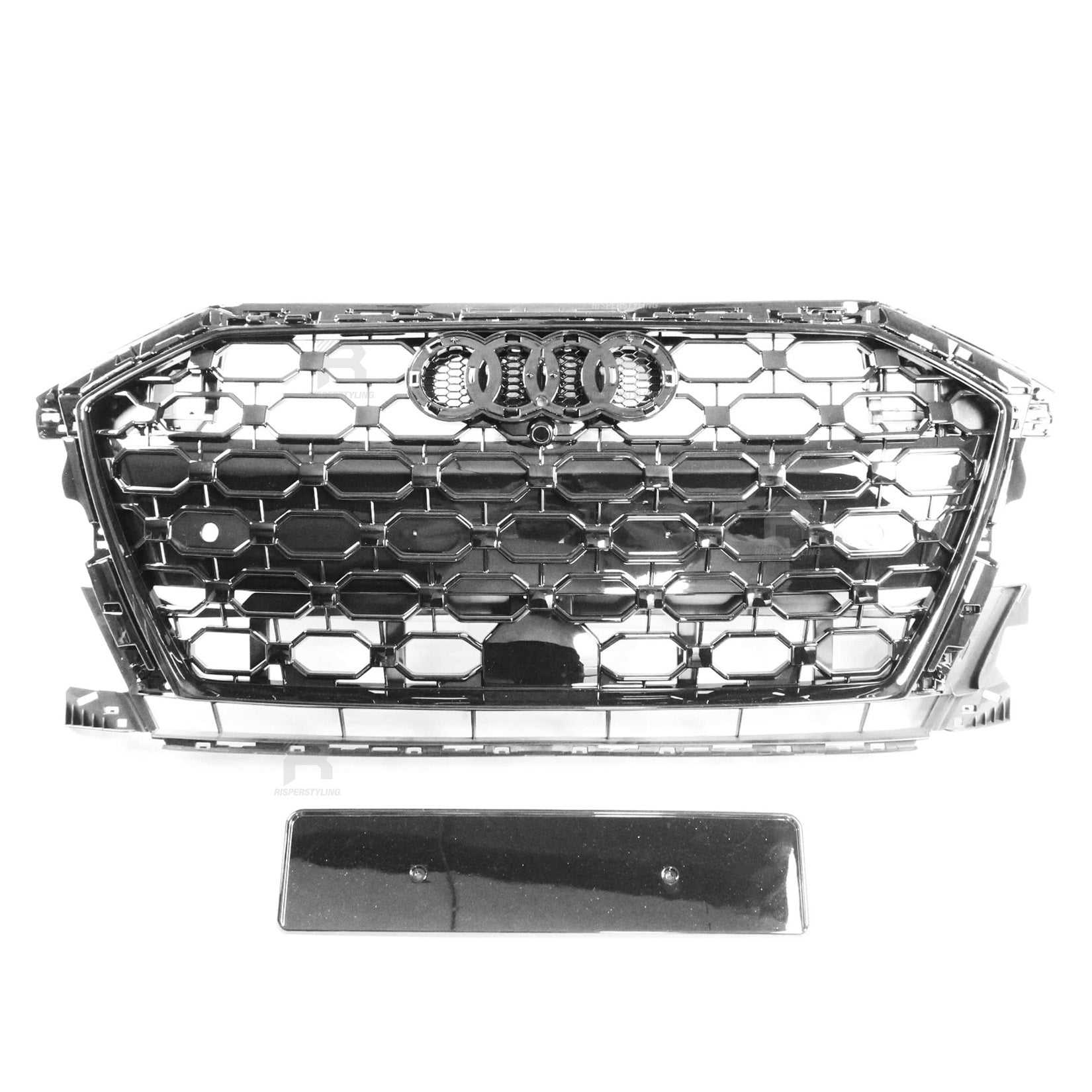 Audi A3/S3 8Y 2020+ RS3 Style Gloss Black Honeycomb Grill