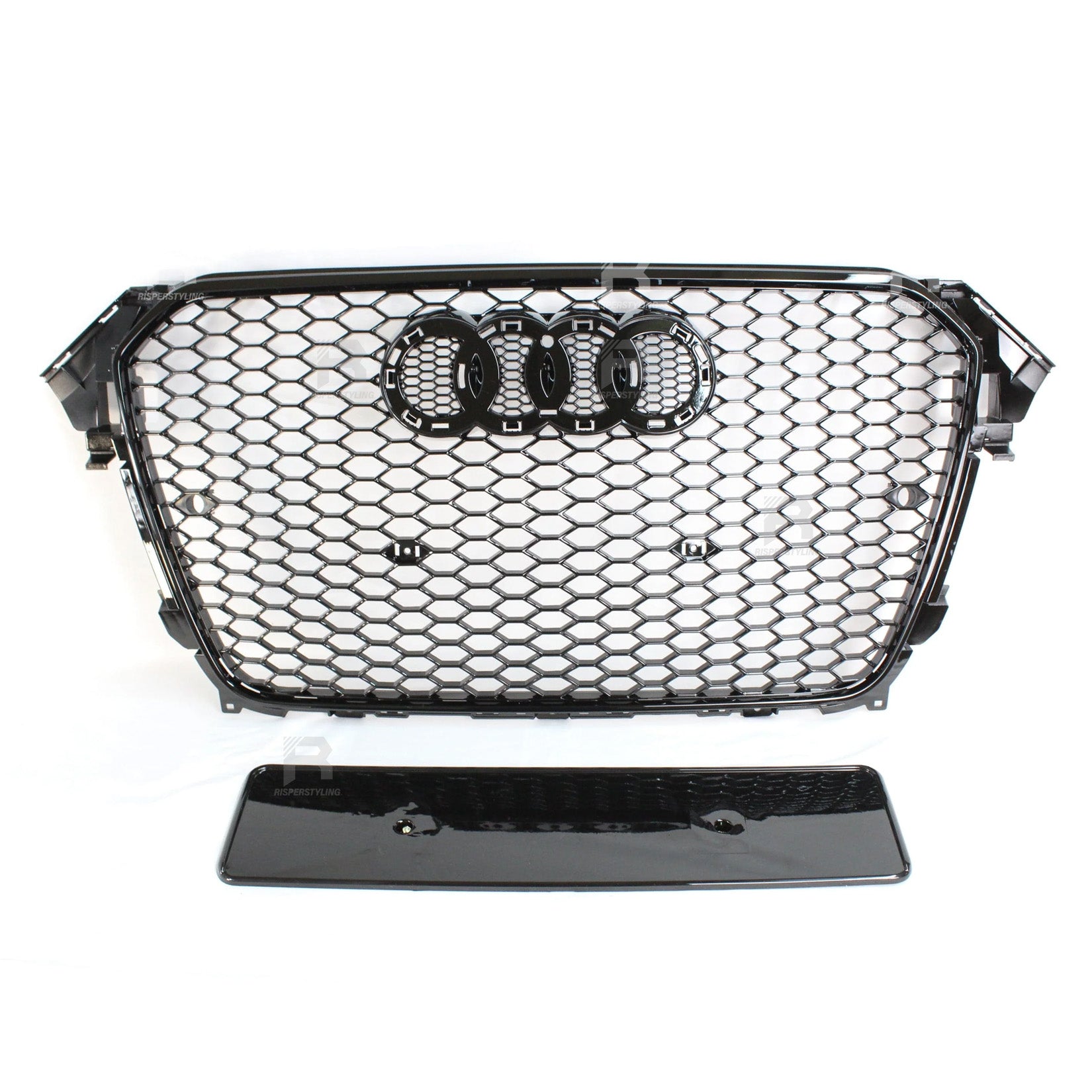 Audi A4 / S4 B8.5 2012-2016 RS4 Style Gloss Black Honeycomb Grill